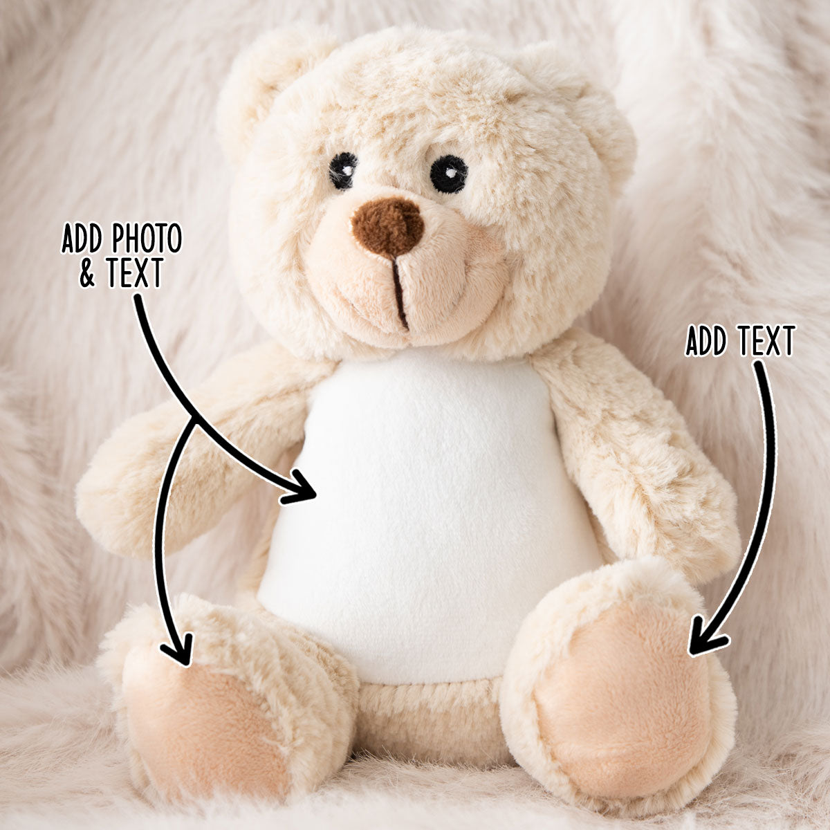 Personalised Brown Teddy Bear