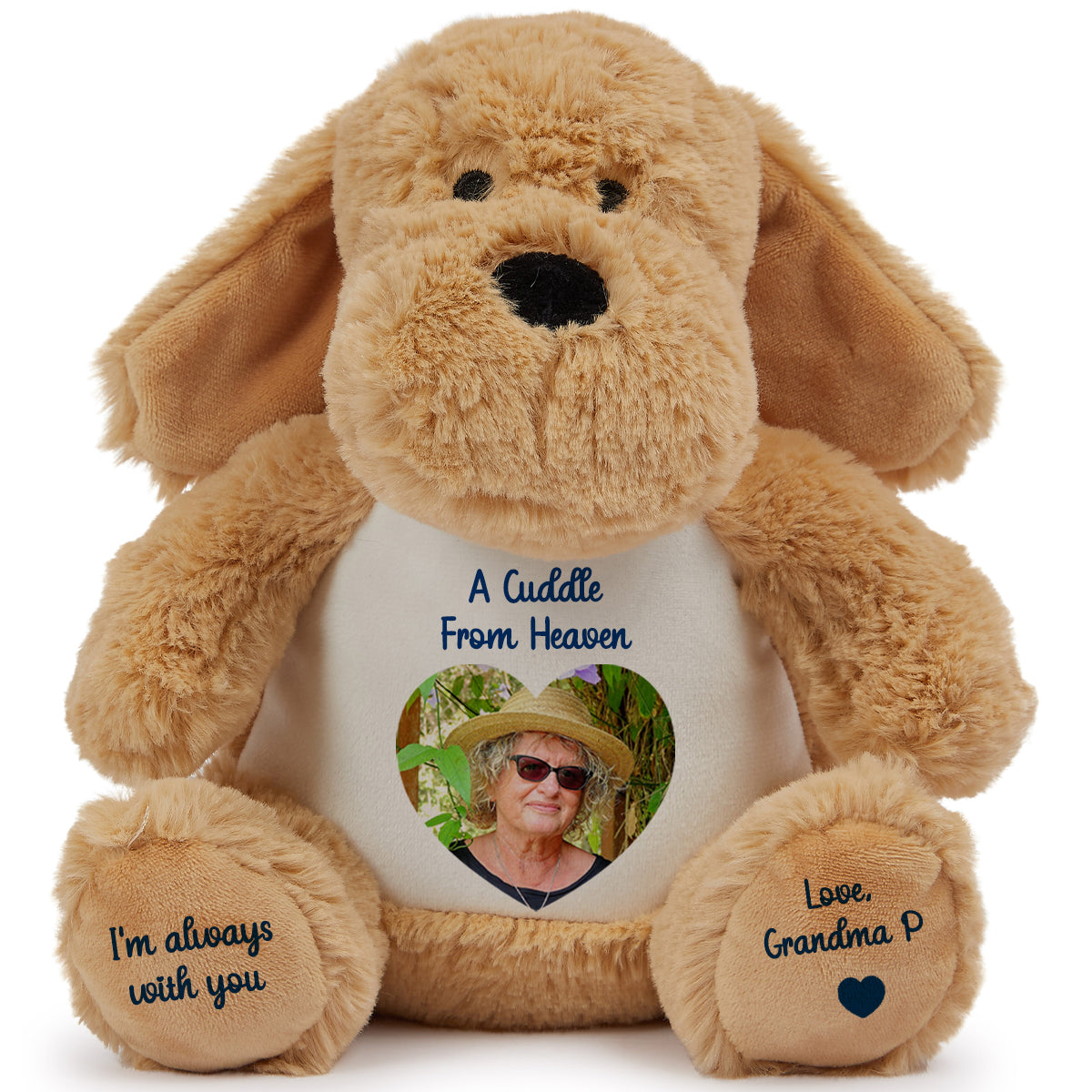 A Cuddle from Heaven Personalised Photo Teddy Bear