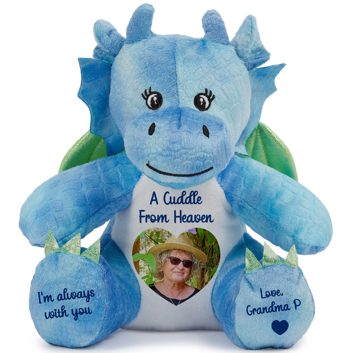 A Cuddle from Heaven Personalised Photo Teddy Bear