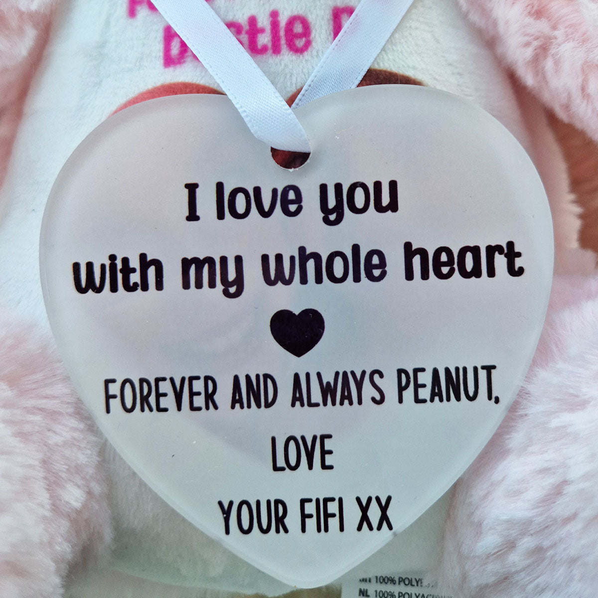 Personalised Gift Message Heart