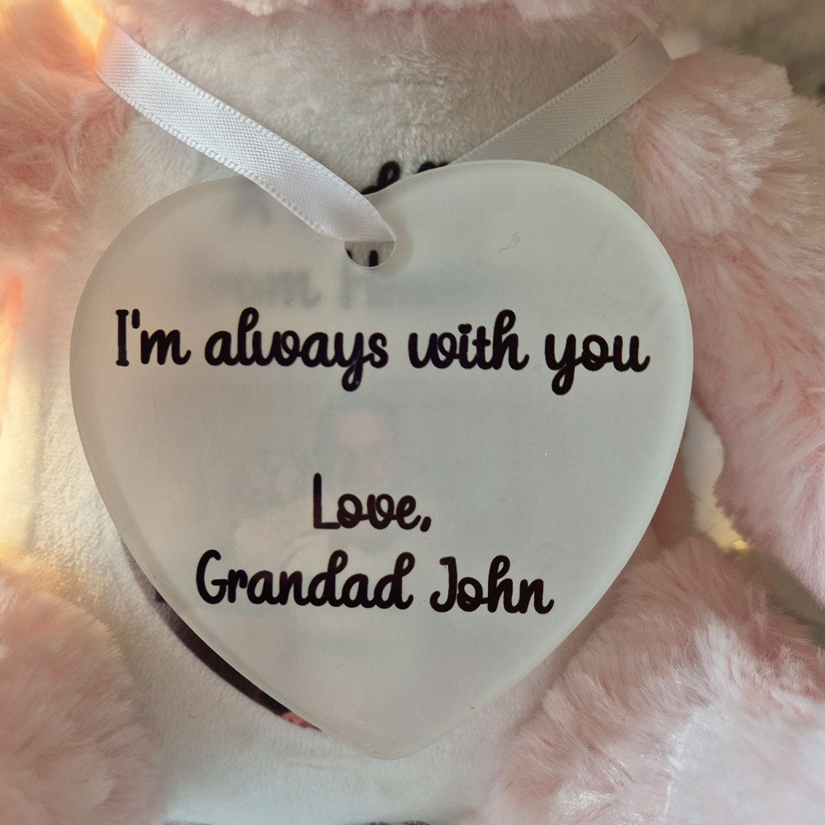 Personalised Gift Message Heart