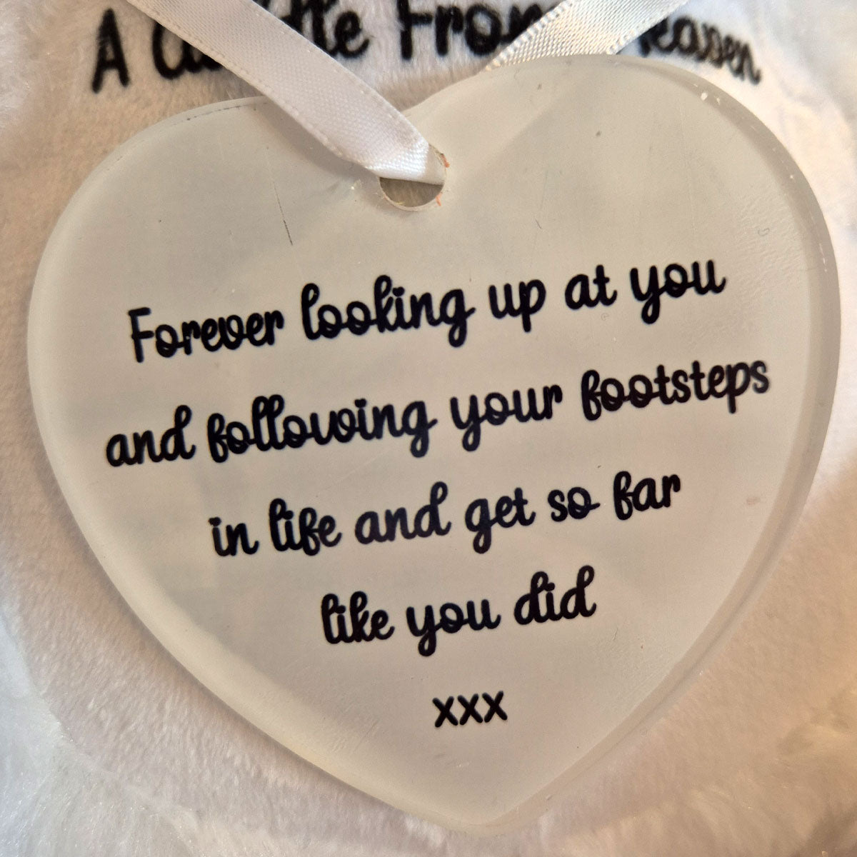 Personalised Gift Message Heart