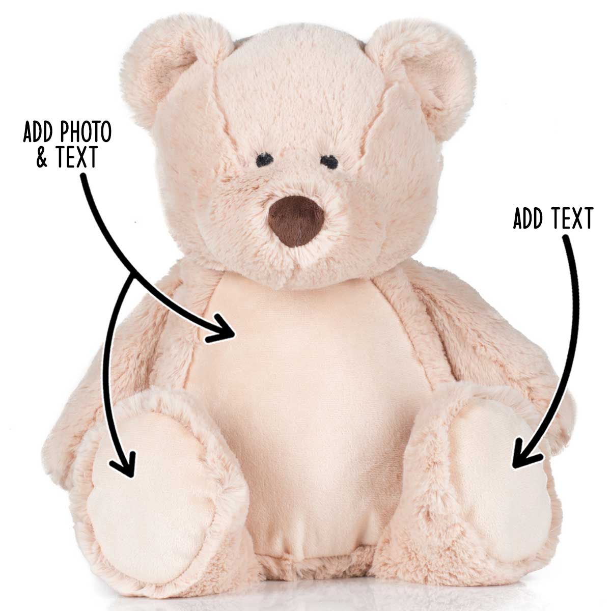 Personalised Large Brown Teddy Bear