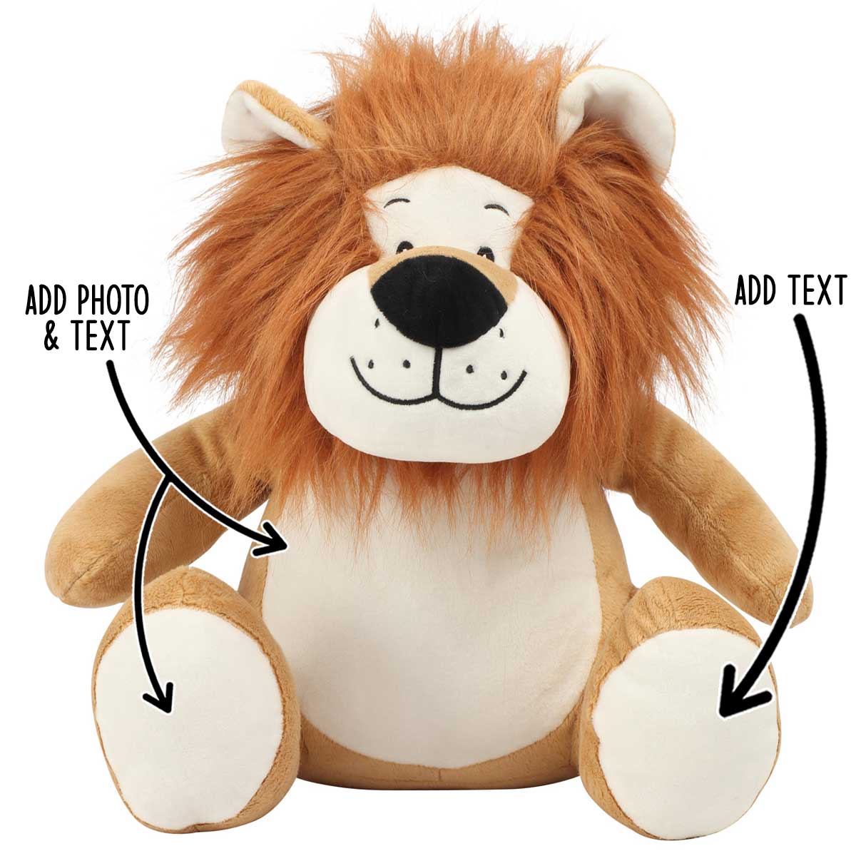 Personalised Large Lion Teddy Bear