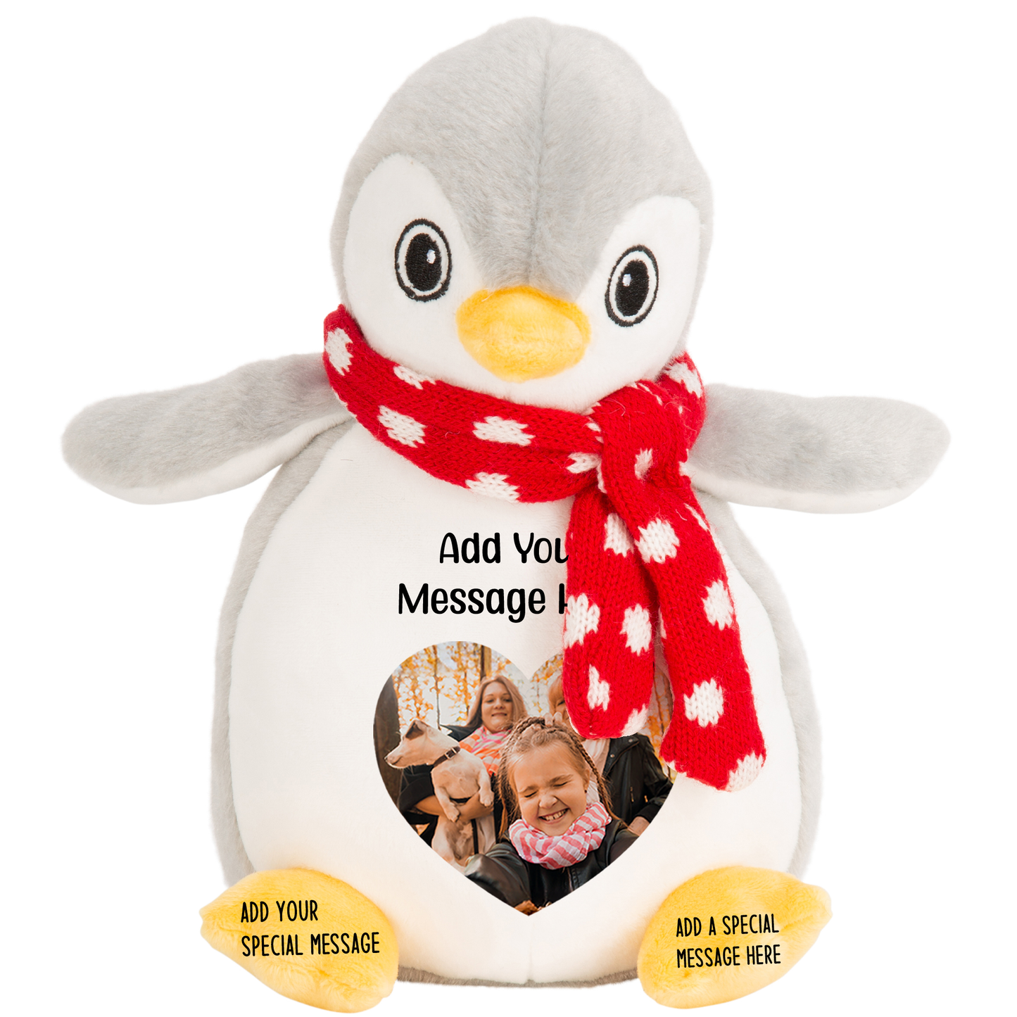 Design a Personalised Penguin Teddy – Add Your Photo, Name or Message
