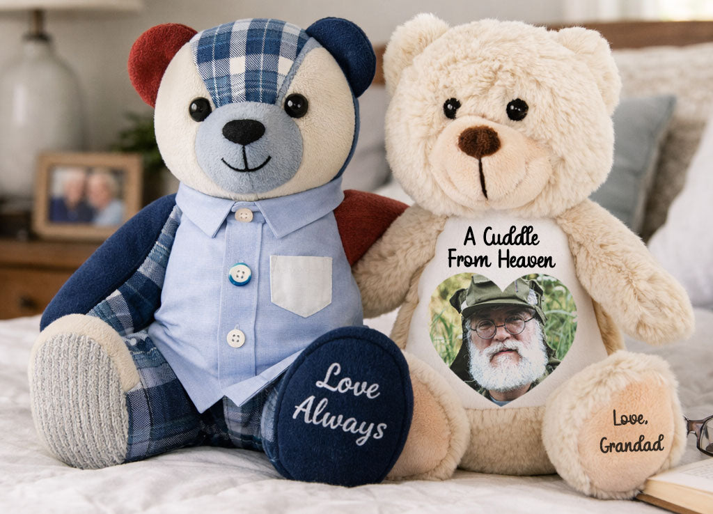 Photo Memory Bears vs Clothing Memory Bears - Which Is Right for You?
