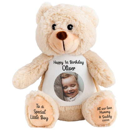 Design Your Own 1st Birthday Personalised Teddy Bear