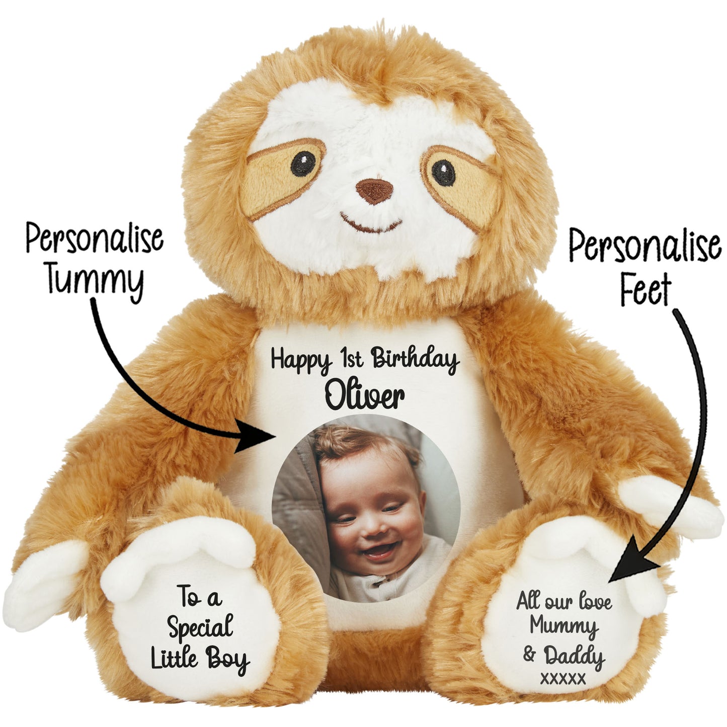 Design Your Own 1st Birthday Personalised Teddy Bear