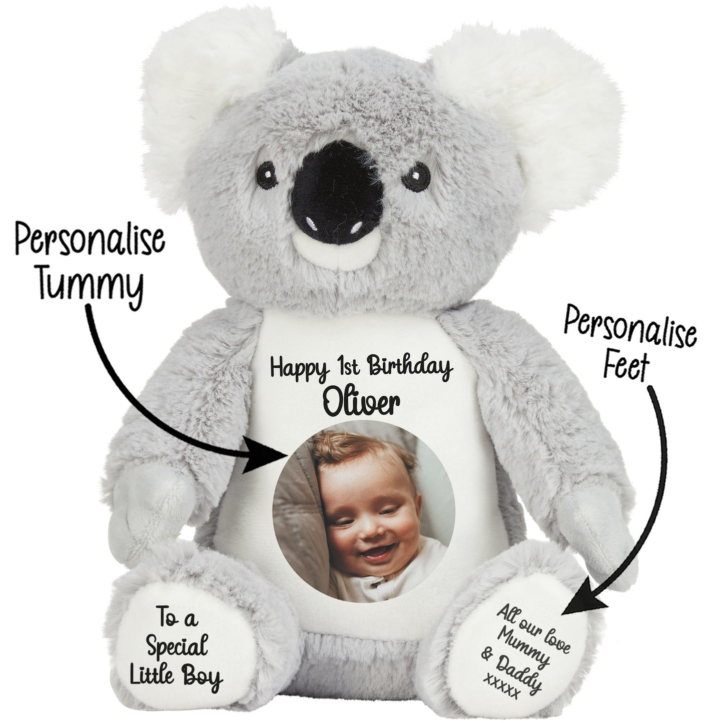 Design Your Own 1st Birthday Personalised Teddy Bear