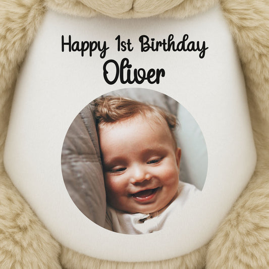 Design Your Own 1st Birthday Personalised Teddy Bear