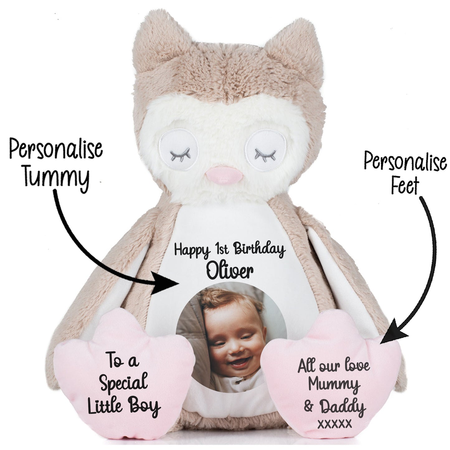 Design Your Own 1st Birthday Personalised Teddy Bear