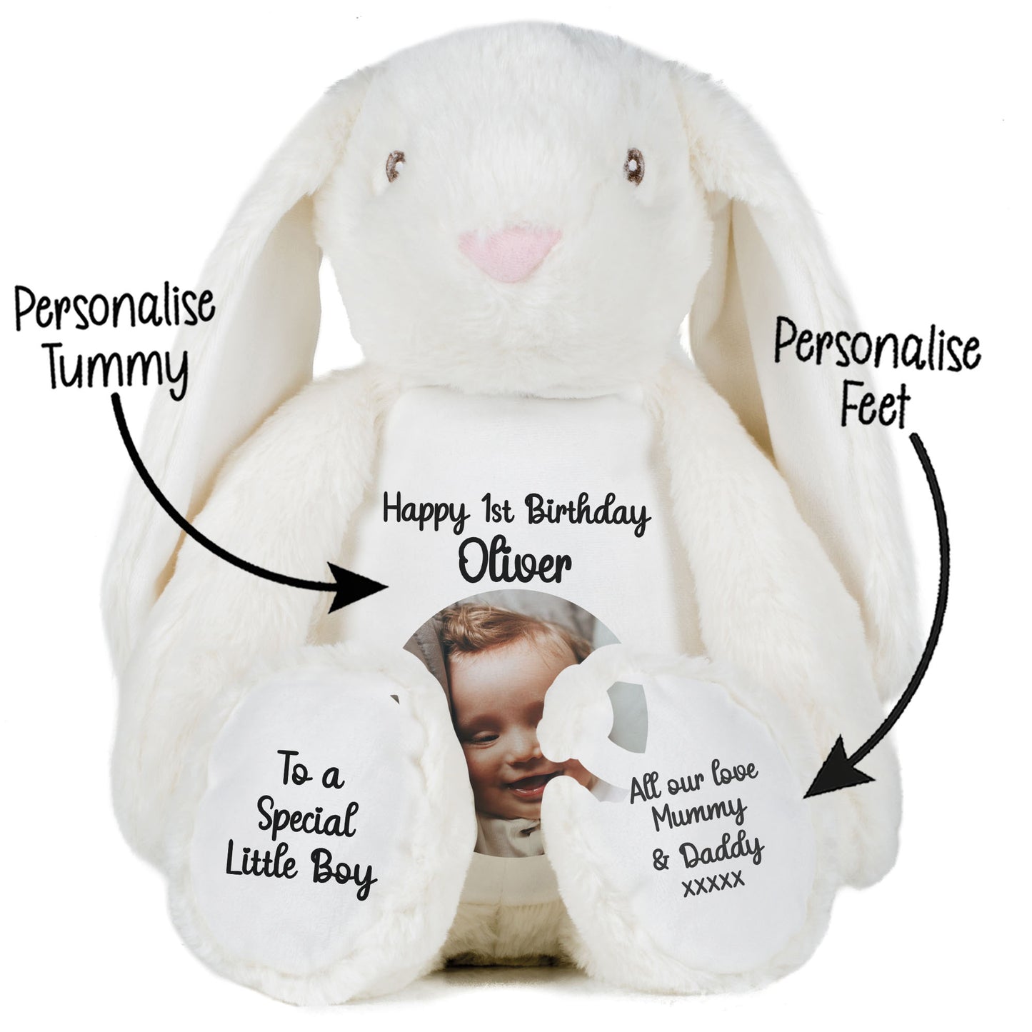Design Your Own 1st Birthday Personalised Teddy Bear
