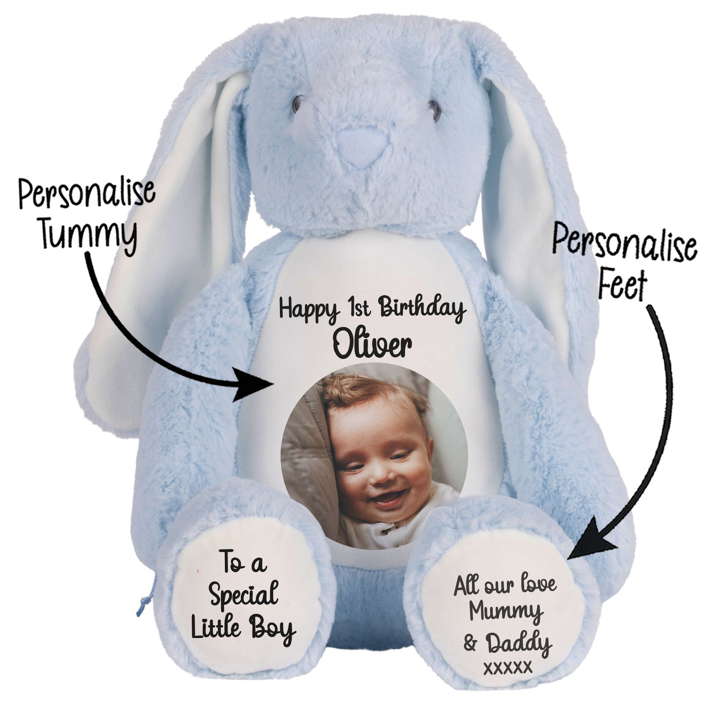 Design Your Own 1st Birthday Personalised Teddy Bear