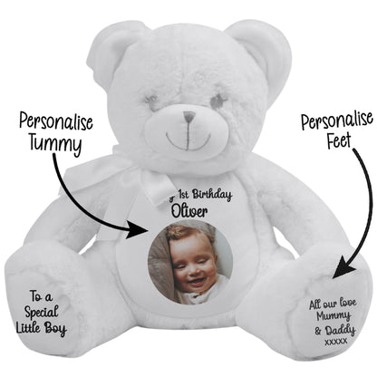 Design Your Own 1st Birthday Personalised Teddy Bear