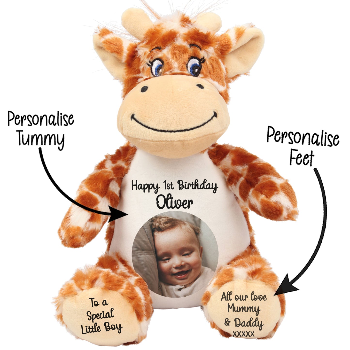 Design Your Own 1st Birthday Personalised Teddy Bear