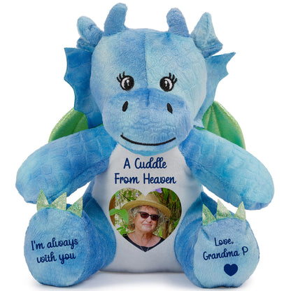 A Cuddle from Heaven Personalised Photo Teddy Bear