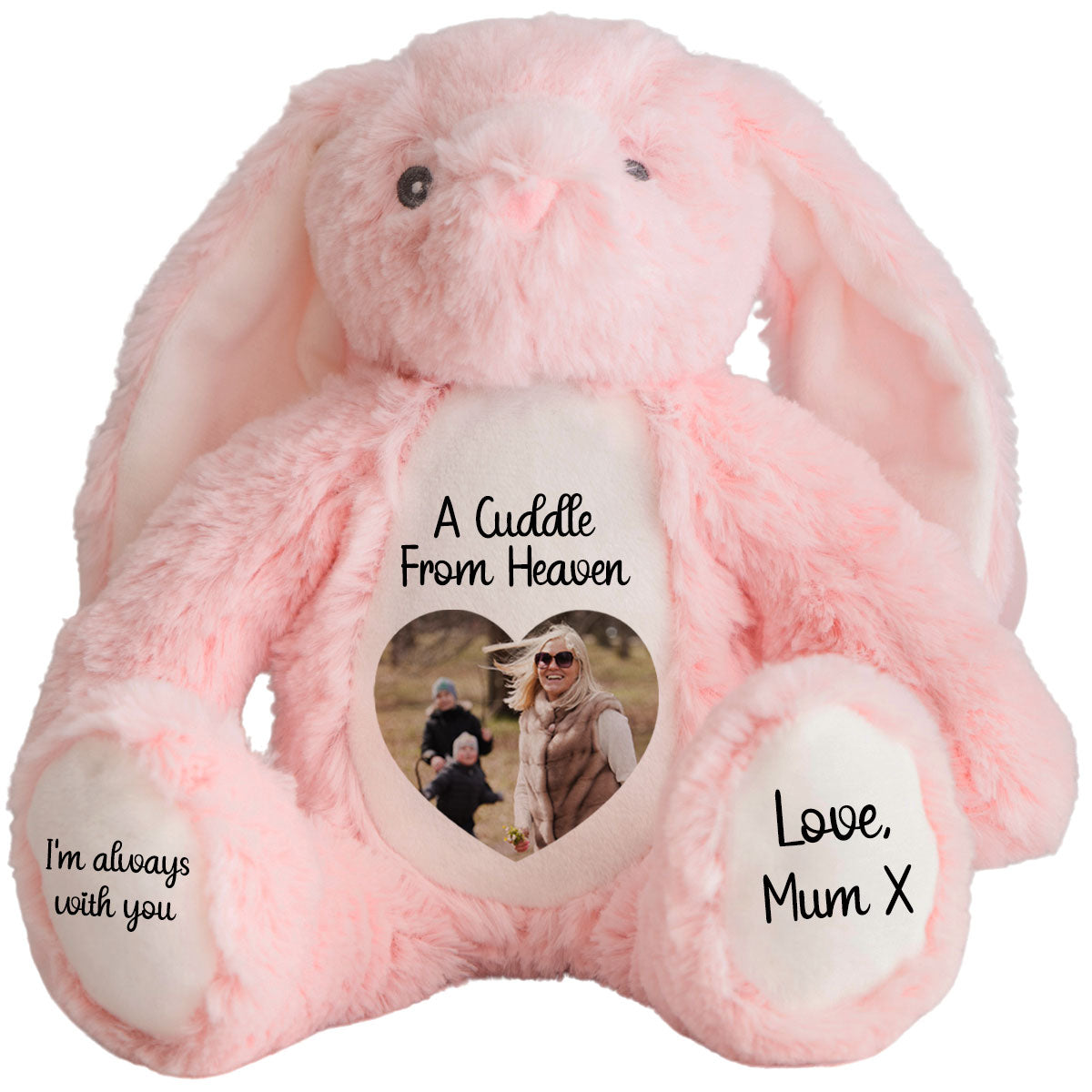A Cuddle from Heaven Personalised Photo Teddy Bear
