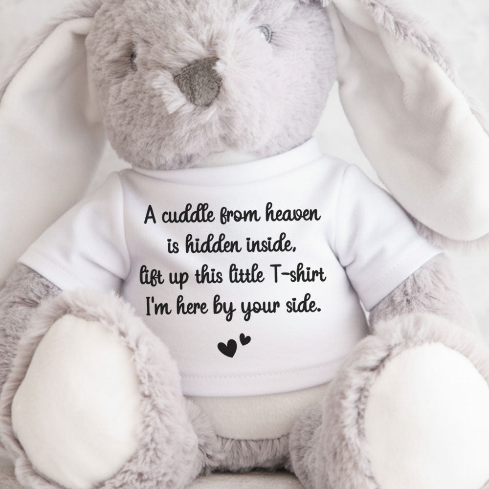 Hidden Photo Surprise T-Shirt for 'Cuddle From Heaven' Teddy -  (T-SHIRT FITS ALL TEDDIES)