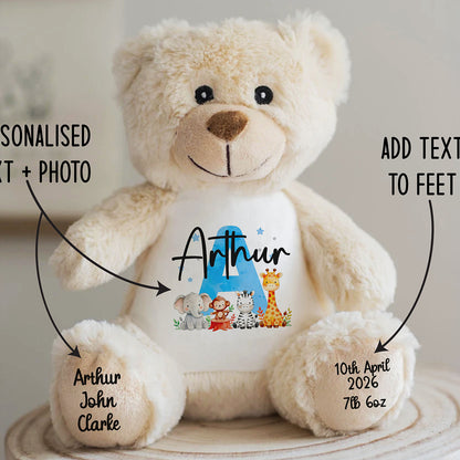 classic teddy bear personalised teddy bear