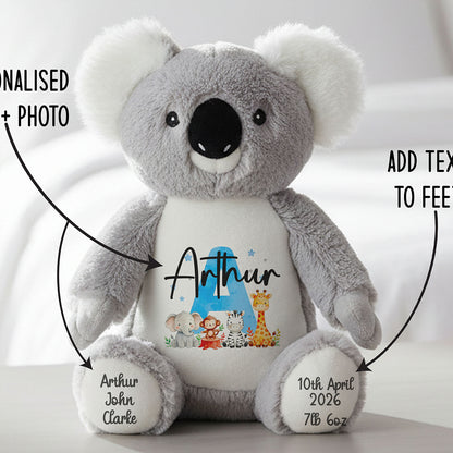 koala teddy personalised teddy bear