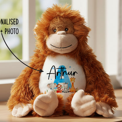 orangutan teddy personalised teddy bear