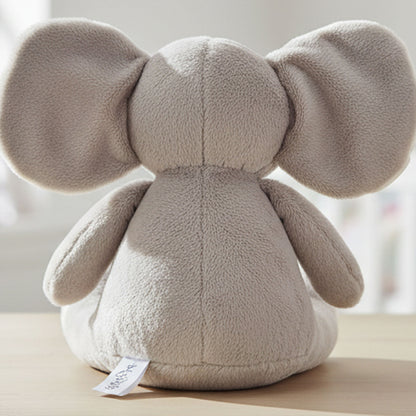elephant teddy personalised teddy bear back view