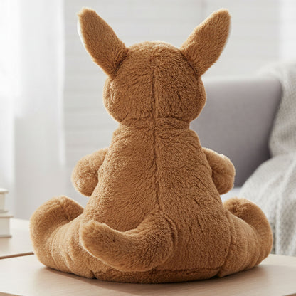 kangaroo teddy personalised teddy bear back view