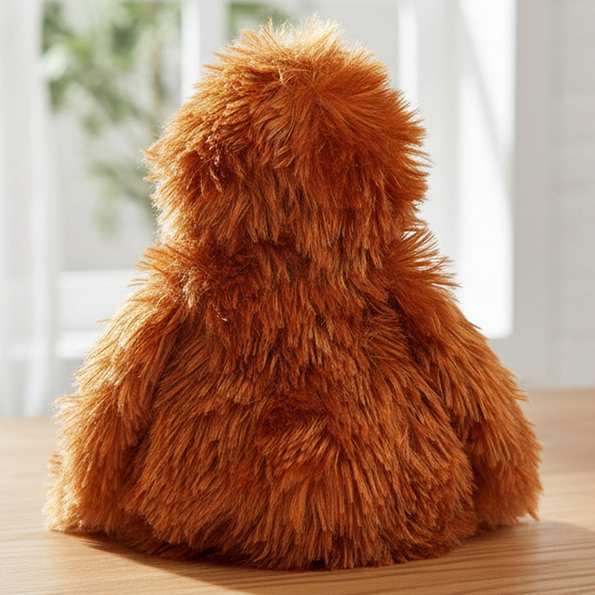 orangutan teddy personalised teddy bear back view