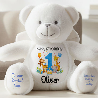 angel bear teddy personalised teddy bear
