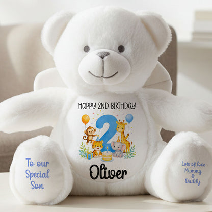 angel bear teddy personalised teddy bear