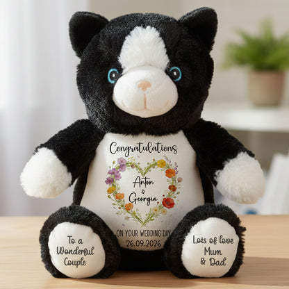 cat teddy personalised teddy bear