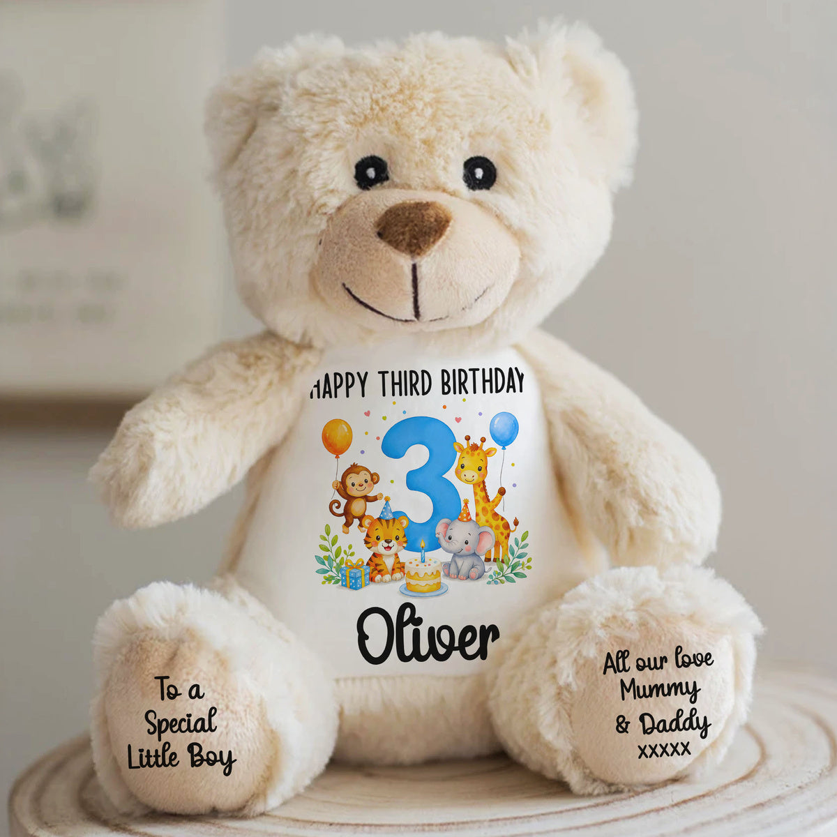 classic teddy bear personalised teddy bear