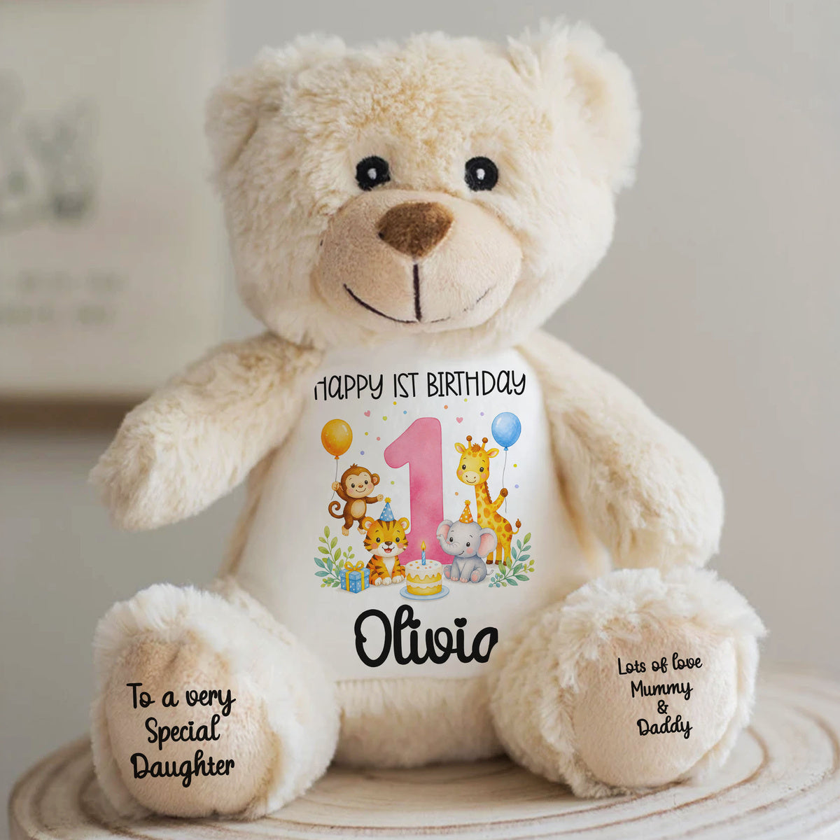 classic teddy bear personalised teddy bear