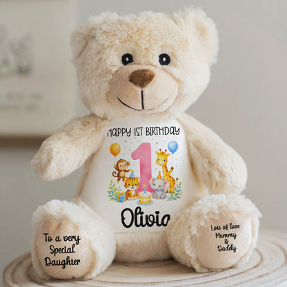 classic teddy bear personalised teddy bear