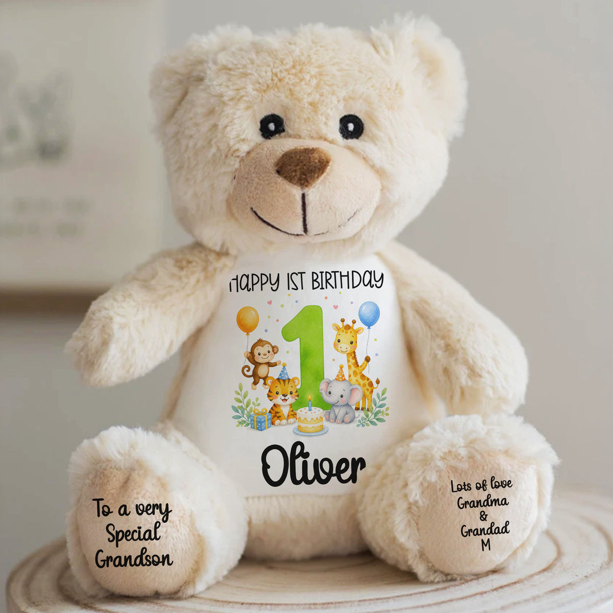 classic teddy bear personalised teddy bear