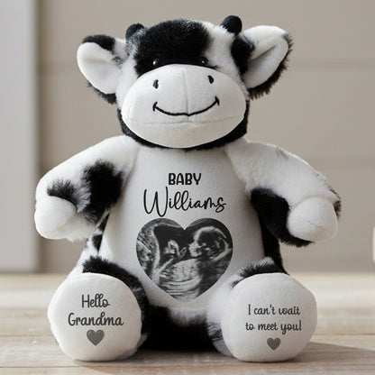 cow teddy personalised teddy bear