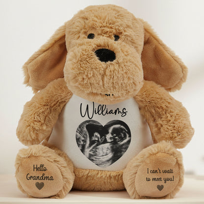 dog teddy personalised teddy bear
