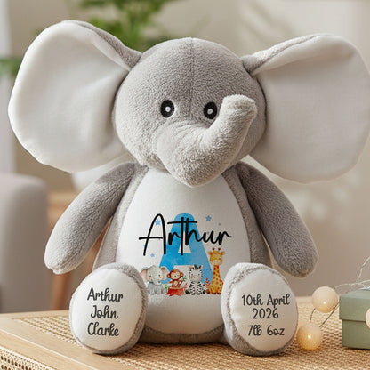 elephant teddy personalised teddy bear