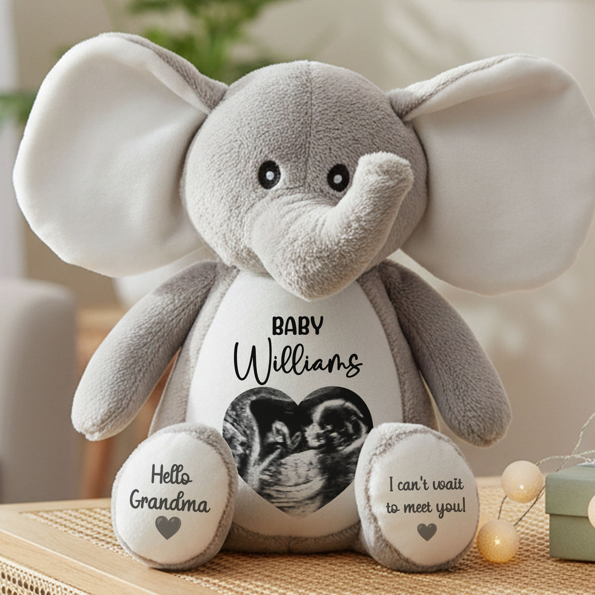elephant teddy personalised teddy bear