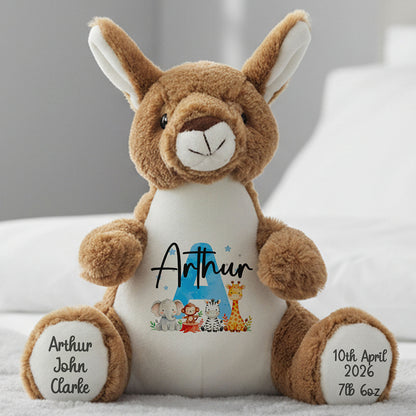 kangaroo teddy personalised teddy bear