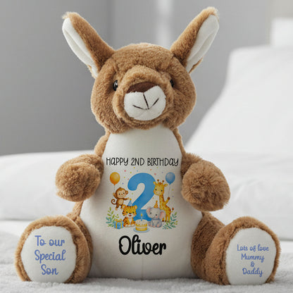 kangaroo teddy personalised teddy bear