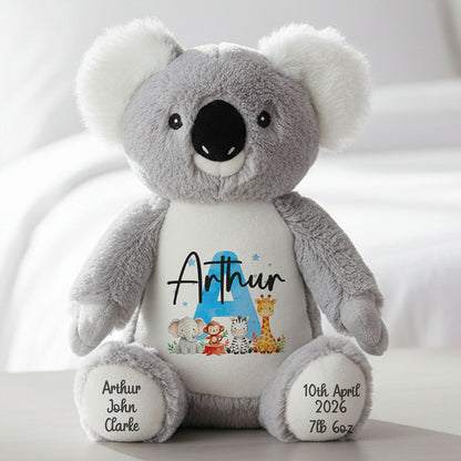 koala teddy personalised teddy bear
