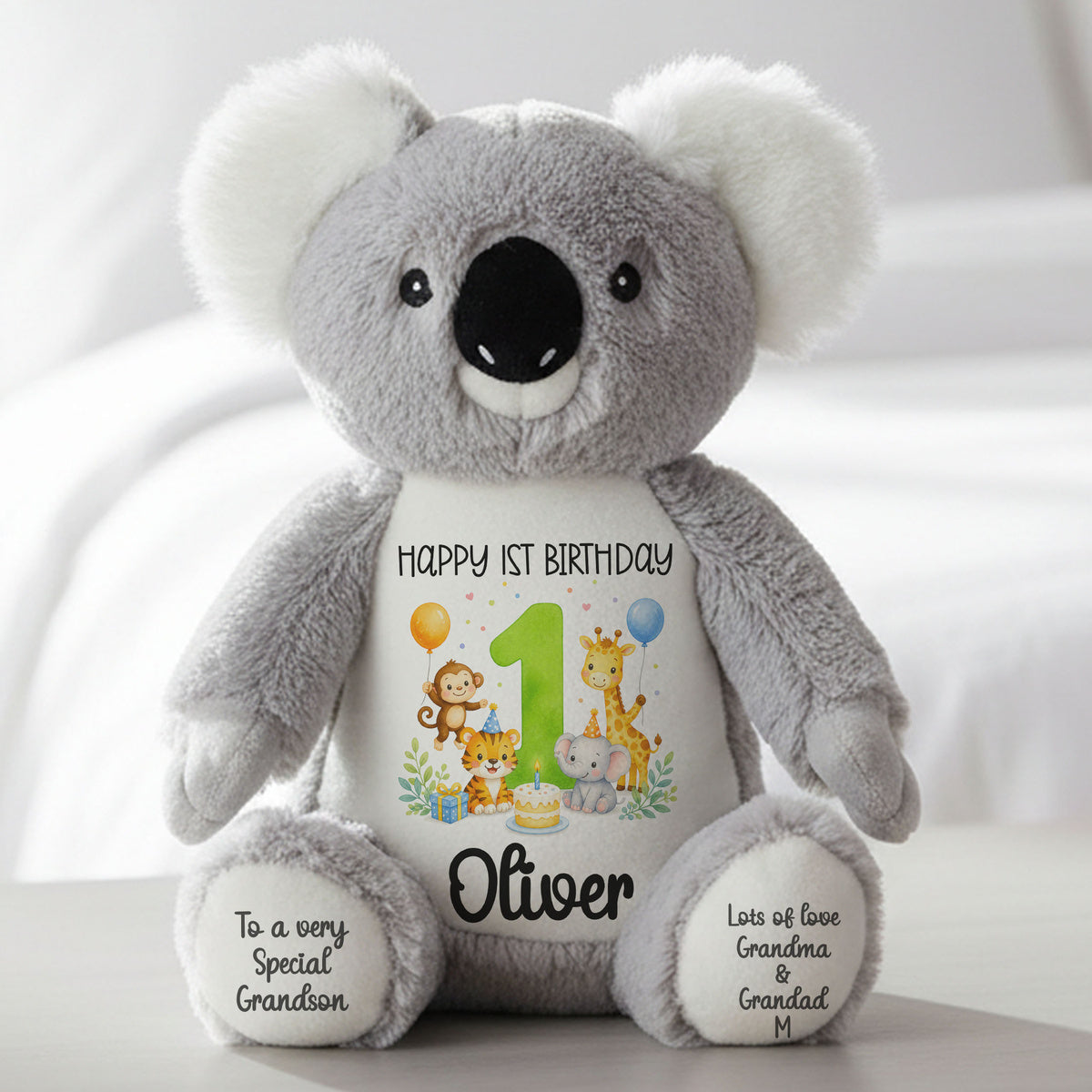 koala teddy personalised teddy bear