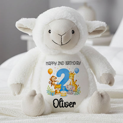lamb teddy personalised teddy bear