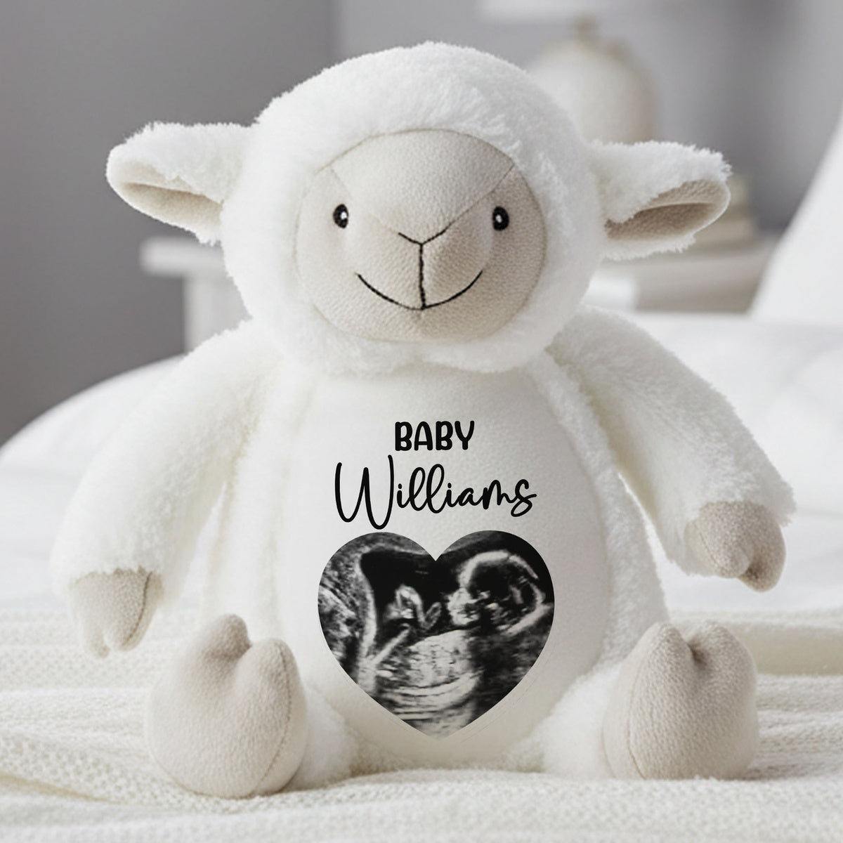 lamb teddy personalised teddy bear