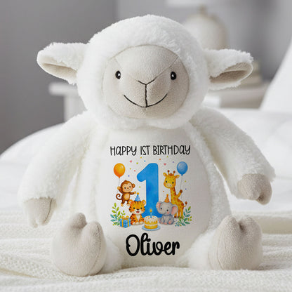 lamb teddy personalised teddy bear