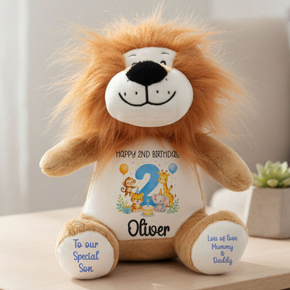 lion teddy personalised teddy bear