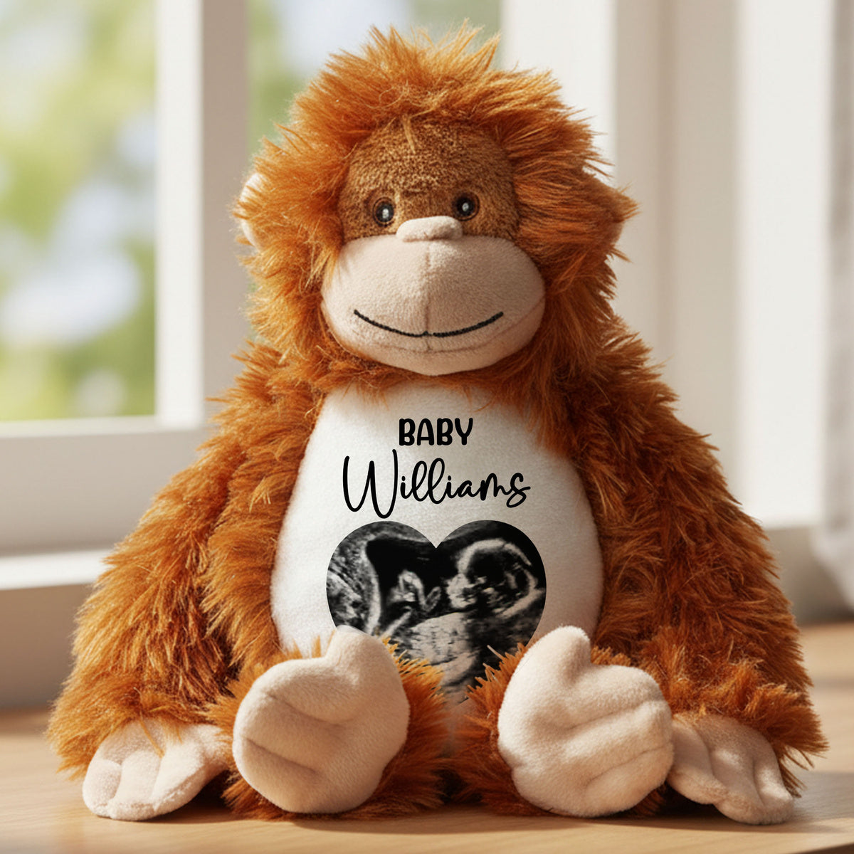 orangutan teddy personalised teddy bear