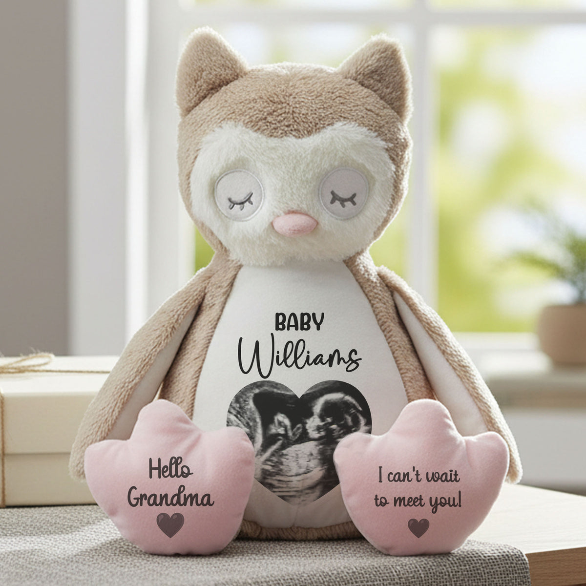 owl teddy personalised teddy bear