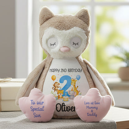 owl teddy personalised teddy bear